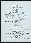 DINNER MENU [held by] MANHANSET HOUSE; UNITED STATES HOTEL [at] "SHELTER ISLAND; HARTFORD, CT." (HOT;)