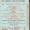DINNER MENU [held by] THE BRIDGE HOUSE HOTEL [at] "LONDON, ENGLAND" (HOT;)