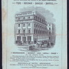 DINNER MENU [held by] THE BRIDGE HOUSE HOTEL [at] "LONDON, ENGLAND" (HOT;)