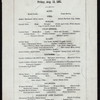 DINNER [held by] GLEN HOUSE [at] NEW HAMPSHIRE (HOTEL)