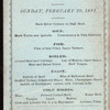DINNER [held by] THE HYGEIA HOTEL [at] "OLD POINT COMFORT, VA" (HOTEL)