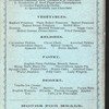 DINNER [held by] THE HYGEIA HOTEL [at] "OLD POINT COMFORT, VA" (HOTEL)