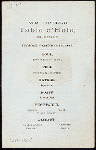 DINNER [held by] HUBEL'S RESTAURANT AND HOTEL [at] 301-309 WASHINGTON STREET BROOKLYN NY (HOTEL)