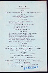DINNER [held by] THE BRUNSWICK [at] "BOSTON, MA" (HOTEL)