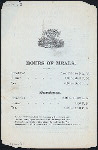 DINNER [held by] LAKE VIEW HOUSE [at] AUSABLE CHASM NY (HOTEL)
