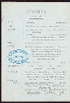 DINNER [held by] PROFILE HOUSE [at] FRANCONIA NOTCH NH (HOTEL)