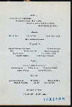 DINNER [held by] CLIFTON HOUSE [at] "NIAGARA FALLS, NY" (COMM)
