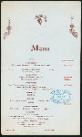 ANNIVERSARY [DINNER] [held by] CHAMBER OF COMMERCE [at] [NY]