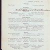 DAILY MENU [held by] OCEAN HOUSE [at] "NEWPORT, RI" (HOT;)