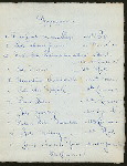 THANKSGIVING DAY MENU & PROGRAM [held by] HOTEL DE DIJON [at] [?FRANCE?] (HOT;)