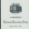 RAYMOND EXCURSION PARTY [held by] SHERMAN HOUSE [at] "CHICAGO, IL." (HOTEL)