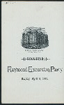 RAYMOND EXCURSION PARTY [held by] SHERMAN HOUSE [at] "CHICAGO, IL." (HOTEL)