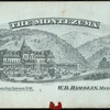 DINNER FOR BOSTON COMMANDERY, KNIGHTS TEMPLAR, AND LADIES [held by] THE MONTEZUMA [at] "LAS VEGAR, HOT SPRINGS, NM" (HOTEL)