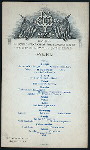BANQUET FOR THE EVACUATION OF NYC BY THE BRITISH [held by] NYCC [at] "DELMONICO'S, NY" (HOTEL)