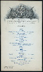 BANQUET FOR THE EVACUATION OF NYC BY THE BRITISH [held by] NYCC [at] "DELMONICO'S, NY" (HOTEL)