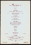 115TH ANNIVERSARY [held by] CHAMBER OF COMMERCE [at] "DELMONICO, [NEW YORK, NY?]" (HOTEL)