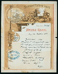DAILY MENU [held by] NORDDEUTSCHER LLOYD BREMEN-AMERIKA [at]  (SS)