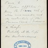 DINNER FOR APPLETON AND SLAVEN] [held by] [ROBERTS AND HOBSON OF THE AMERICAN EXCHANGE] [at] "[CAFE DES AMBASSADEURS, PARIS]" (REST)
