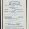 DINNER [held by] HYGEIA HOTEL [at] "OLD POINT COMFORT, VA" (HOTEL)
