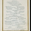 DINNER [held by] HYGEIA HOTEL [at] "OLD POINT COMFORT, VA" (HOTEL)