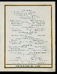 DINNER [held by] HYGEIA HOTEL [at] "OLD POINT COMFORT, VA" (HOTEL)