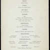 DINNER [held by] PENNSYLVANIA RR [at] New york & Chicago Limited (RR)