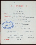 SECOND ANNUAL DANCE [held by] MILITARY ORDER OF THE LOYAL LEGION OF THE UNITED STATES [at] "BURNET HOUSE, [OHIO]" ([HOTEL])