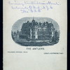 DINNER [held by] THE ANTLERS [at] "COLORADO SPRINGS,COLO." (HOTEL)