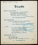 101ST ANNIVERSARY DINNER [held by] FRIENDLY SONS OF ST.PATRICK [at] "DELMONICO,[NY]" (HOTEL)