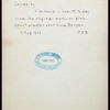 DINNER FOR MEMBRES ETRANGERS DU CONGRES DES MEDECINS A BERGEN [held by] ? [at] "BERGEN, NORWAY"