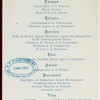 BANQUET FOR L. PASTEUR [held by] THE STANLEY CLUB [at] "HOTEL CONTINENTAL,[PARIS]" (HOTEL)