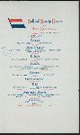 SECOND ANNUAL DINNER [held by] HOLLAND SOCIETY OF NEW YORK [at] "HOTEL BRUNSWICK, NEW YORK, NY" (HOT)