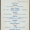SECOND ANNUAL DINNER [held by] HOLLAND SOCIETY OF NEW YORK [at] "HOTEL BRUNSWICK, NEW YORK, NY" (HOT)