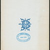 SECOND ANNUAL DINNER [held by] HOLLAND SOCIETY OF NEW YORK [at] "HOTEL BRUNSWICK, NEW YORK, NY" (HOT)