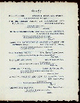 FIRST ANNUAL DINNER [held by] FEDERAL CLUB [at] "DELMONICO'S, NEW YORK, NY" (REST;)