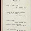 JUBILEE FETE [held by] BOOKSELLERS' INSTITUTION [at] BOOKSELLERS' RETREAT; ABBOTTS LANGSLEY [ENG?} (FOR;)