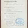 VETERAN REUNION,TWENTY-FIFTH ANNIVERSARY [held by] CADET QUARTETTE U.S.ARMY [at] "DELMONICO'S, NEW YORK, NY" (REST)