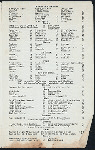 SUNDAY DINNER [held by] BECKMAN & PUNCHARD [at] "PARKER HOUSE, BOSTON,MA" (HOTEL)