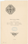 THIRD ANNUAL DINNER [held by] HOLLAND SOCIETY [at] "HOTEL BRUNSWICK, NY" (HOTEL)