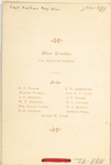 150TH ANNIVERSARY BANQUET [held by] TOWN OF WALTHAM [at] "MUSIC HALL-WALTHAM,[NY]" (HALL)