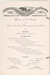 13TH ANNUAL DINNER [held by] THE ASSOCIATED PIONEERS OF THE TERRITORIAL DAYS OF CALIFORNIA [at] "MARTINELLI'S, NY" ([REST.])
