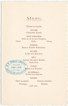 DINNER [held by] THE LAMBS [at]