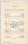 DINNER [held by] THE LAMBS [at]