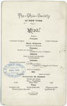 CENTENNIAL CELEBRATION OF THE FIRST SETTLEMENT IN OHIO VALLEY [held by] OHIO SOCIETY OF NEW YORK [at] "DELMONICO'S, NEW YORK, NY" (REST;)