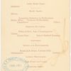 BANQUET [held by] H.M.M.B.A.OF THE US [at] "MONONGAHELA HOUSE,PITTSBURGH,PA"
