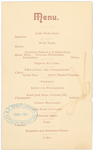 BANQUET [held by] H.M.M.B.A.OF THE US [at] "MONONGAHELA HOUSE,PITTSBURGH,PA"