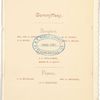 BANQUET [held by] H.M.M.B.A.OF THE US [at] "MONONGAHELA HOUSE,PITTSBURGH,PA"