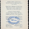 DINNER [held by] ? [at] "THE BASS ROCK,GLOUCESTER,MA." ([HOTEL])