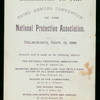 BANQUET TO THE DELEGATES OF THE NATIONAL PROTECTIVE ASSOCIATION [held by] WINE & SPIRIT MERCHANTS OF NY [at] "DELMONICO'S, NY." (HOTEL)