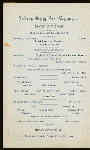 DINNER [held by] NEW YORK & CHICAGO LIMITED [at] PULLMAN DINING CAR (RR)